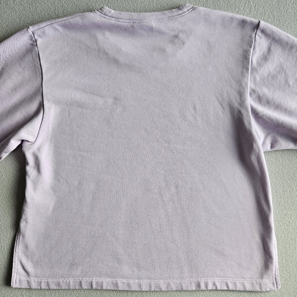 Columbia Women's French Terry Crew Neck Pullover Sweatshirt Lilac Size M‎ - Picture 7 of 8